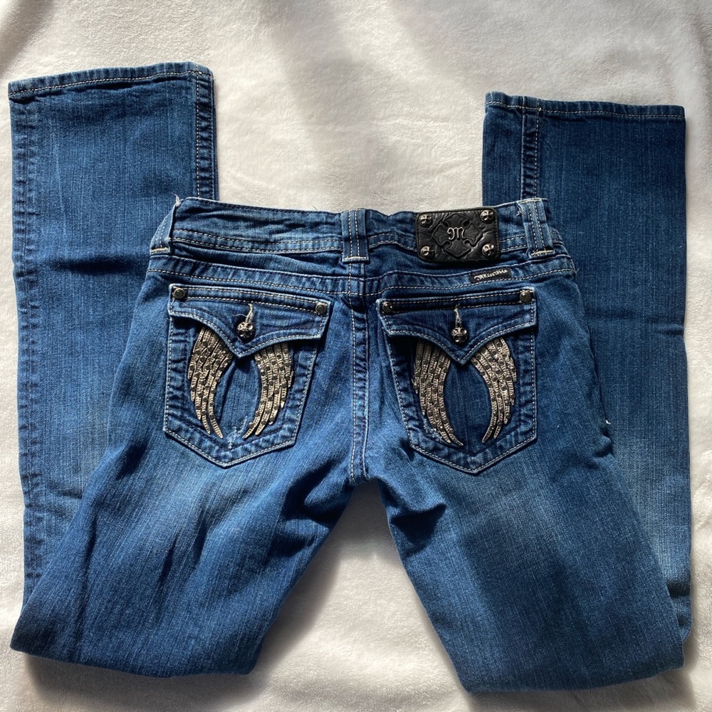 Low rise miss me bootcut jeans
